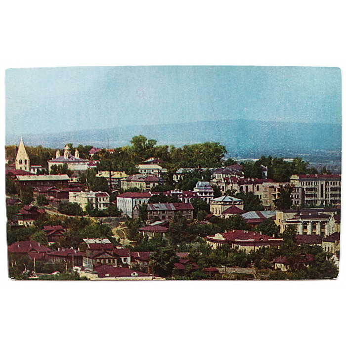 СССР открытка "Чебоксары". Старая часть города (1973 год)