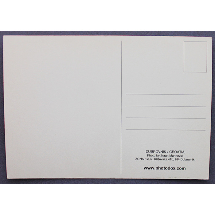 ХОРВАТИЯ почтовая открытка "Dubrovnik". Дубровник. Чистая. Посткроссинг