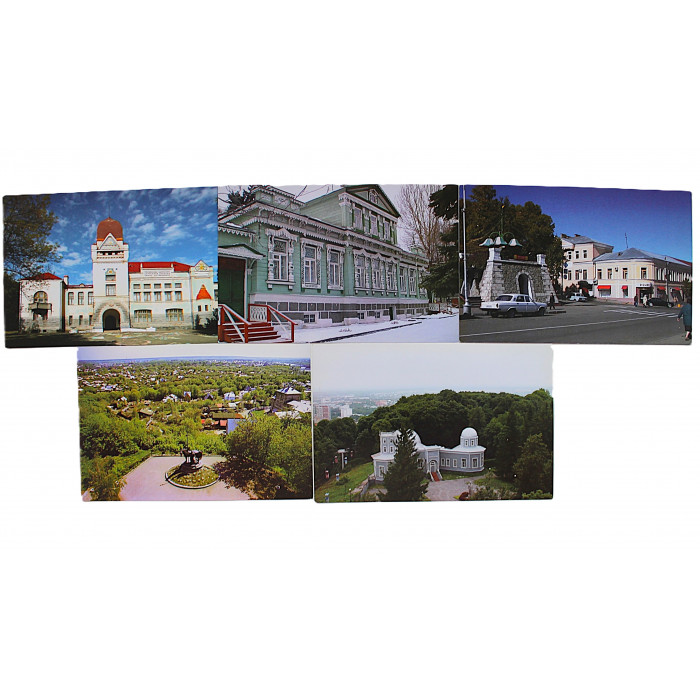 «ПЕНЗА». Комплект из 5 открыток. Новые. Посткроссинг