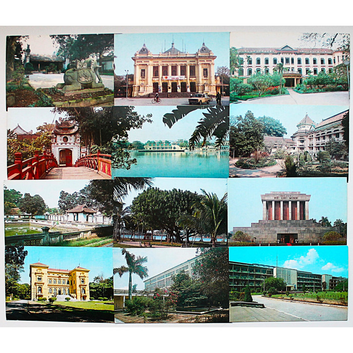 СССР комплект из 14 открыток "Ханой" (1985 год)