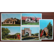 СССР комплект из 5 открыток "Крепость-герой Брест" (1970 год) Чистые