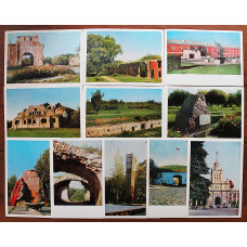 СССР комплект из 11 открыток "Крепость-герой Брест" (1970 год) Чистые