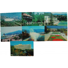 СССР комплект из 7 открыток "Крым. Ялта" (1978 год)