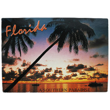 США открытка «FLORIDA». Флорида. Южный рай. Чистая