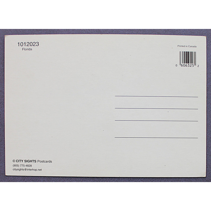 США открытка «FLORIDA». Флорида. Южный рай. Чистая