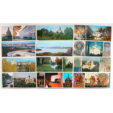 СССР комплект из 15 открыток "Новгород - город-музей" (1980 год)