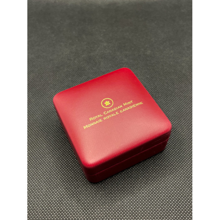 Канада 25 Центов 2013 год. Насекомые на цветах - Эхинацея пурпурная и голубянка восточная. Пруф / Proof