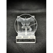 Конго 10 Франков 2003 год. Акрил 3D эффект. Бабочка Махаон. РАРИТЕТ BUNC Тираж 500 шт.