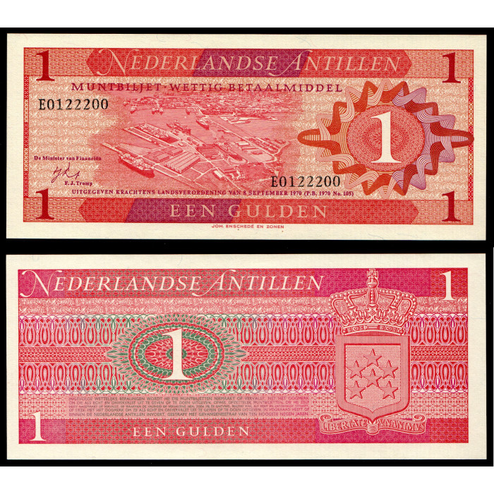 Нидерландские Антиллы 1 Гульден 1970 год