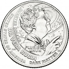 США 25 центов 2025 P год UNC №18 Американские женщины Доктор Вера Рубин