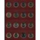 Полный комплект монетовидных жетонов Красная книга СССР 2016 - 2022, 40 шт. UNC