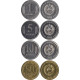 Полный комплект монет регулярного чекана ПМР (11 монет)