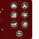 Альбом для памятных серебряных монет СССР серии "Игры XXII Олимпиады в Москве, 1980 год" 