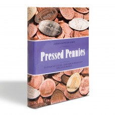 ALBPP Карманный альбом для монет, прессованных грошей, включает 8 вшитых листов