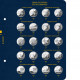 Альбом для памятных монет США номиналом 25 центов, «50 штатов», «Округа Колумбия и территорий США» (1999–2008), версия Professional