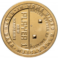 США 1 доллар 2021 D год UNC UC# 130 Ральф Баер - отец видеоигр, Нью Хемпшир, Американские инновации