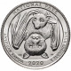 США 25 центов 2020 D год UNC Прекрасная Америка №51 Национальный парк Американского Самоа (BOX377)