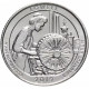США 25 центов 2019 D год UNC Прекрасная Америка № 46 Национальный исторический парк Лоуэлл (BOX458)