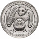 США 25 центов 2020 S год UNC Прекрасная Америка № 51 Национальный парк Американского Самоа