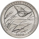 США 25 Центов 2020 S год UNC Прекрасная Америка № 55 Национальный заповедник Толлграсс-Прери (BOX468)