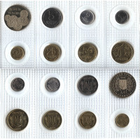Годовой набор монет Украины 1996 года в запайке