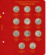 Альбом для памятных биметаллических монет Японии номиналом 500 иен, серии "47 префектур"