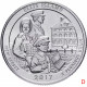 США 25 центов 2017 D год UNC Прекрасная Америка № 39 Национальный монумент острова Эллис