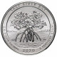 США 25 центов 2020 P год UNC Прекрасная Америка № 53 Национальный исторический парк и экологический заповедник Бухта Солёной реки
