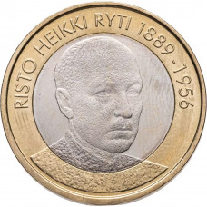 Финляндия 5 евро 2017 год Ристо Рюти (1940-1944) UNC UC# 209