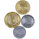 Малайзия 5 10 20 50 сенов 2011-2023 год UNC Набор из 4 монет