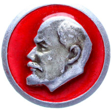 Значок СССР "В.И. Ленин" в профиль