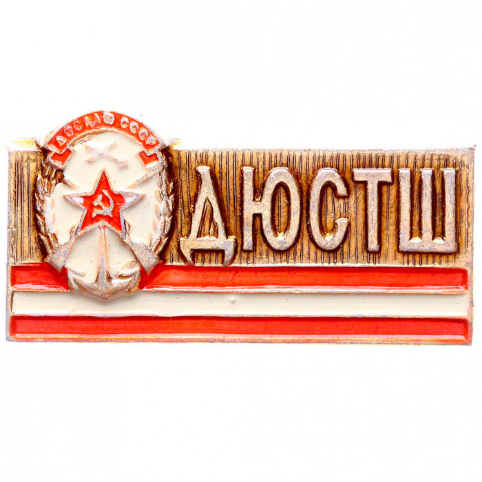 Значок СССР "ДЮСТШ ДОСААФ"