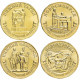 Россия 10 рублей 2023 год UNC UC# 1061-1064 Н.Новгород, Н.Тагил, Новокузнецк, Новосибирск Серия Города трудовой доблести Набор 4 монеты