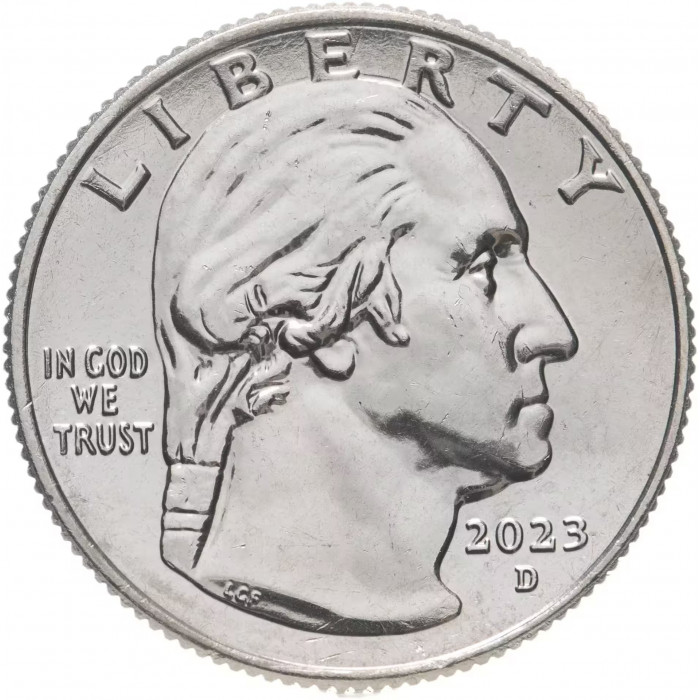 США 25 центов 2023 D год UNC №9 Американские женщины Джовита Идар