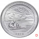 США 25 центов 2014 D год UNC Прекрасная Америка № 24 Национальный парк Грейт-Санд-Дьюнс