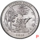 США 25 центов 2018 P год UNC Прекрасная Америка № 41 Национальные озёрные побережья живописных камней
