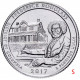 США 25 центов 2017 S год UNC Прекрасная Америка № 37 Национальное историческое место Фредерика Дугласа