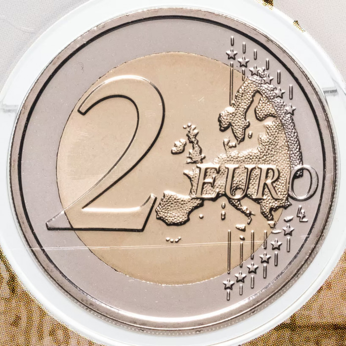 Мальта 2 евро 2024 год BUNC UC# 119 Мальтийские стены - Цитадель Гозо