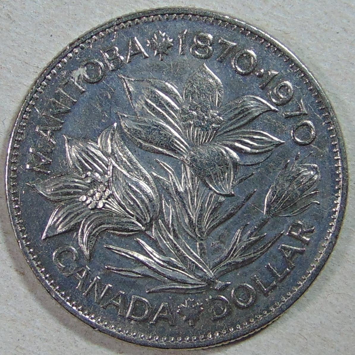 Канада 1970. Канада 1 доллар 1970 Манитоба. Доллар 1970 года